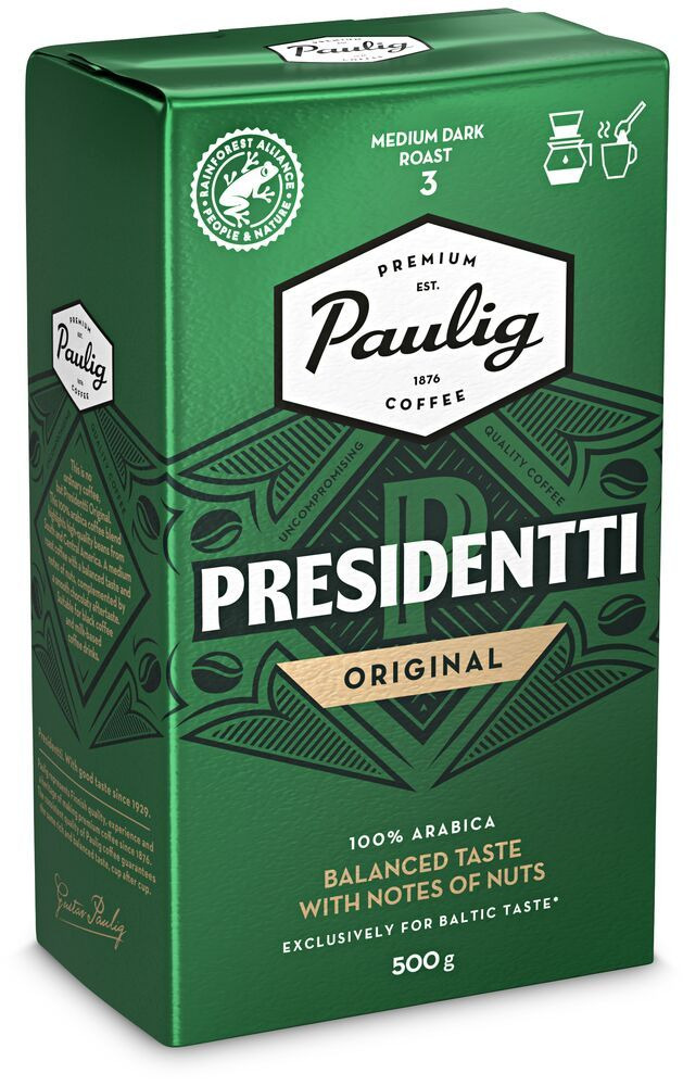 Presidentti Original mlevena kafa 500 g