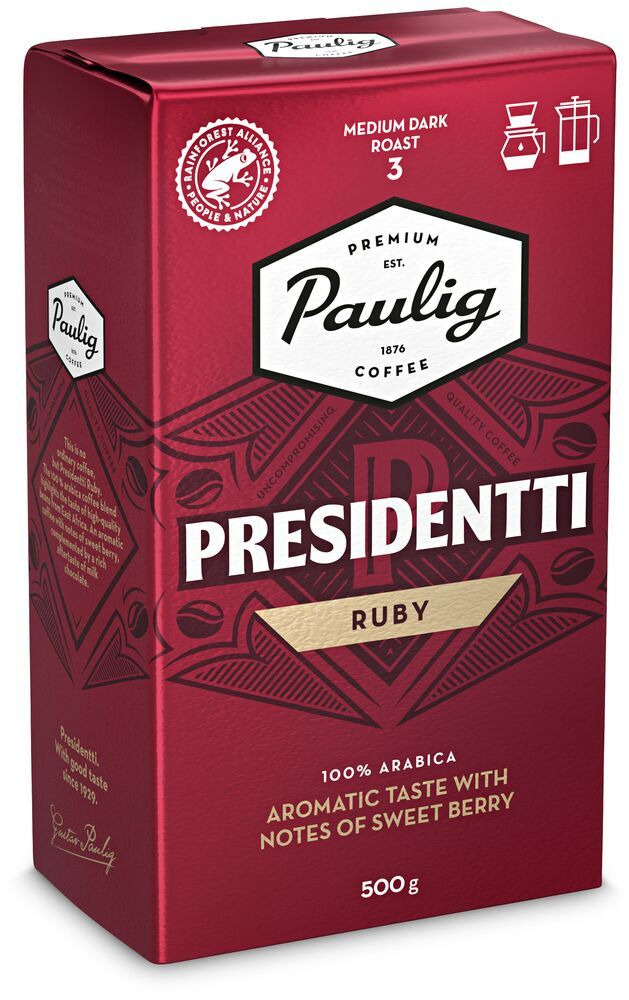 Presidentti Ruby filter ground coffee 500 g